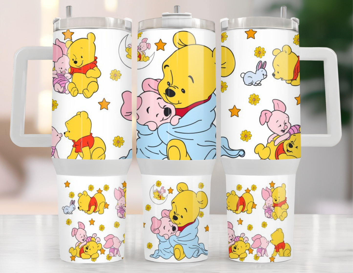 UVDTF 40 oz Cup Wrap Yellow Bear 3047