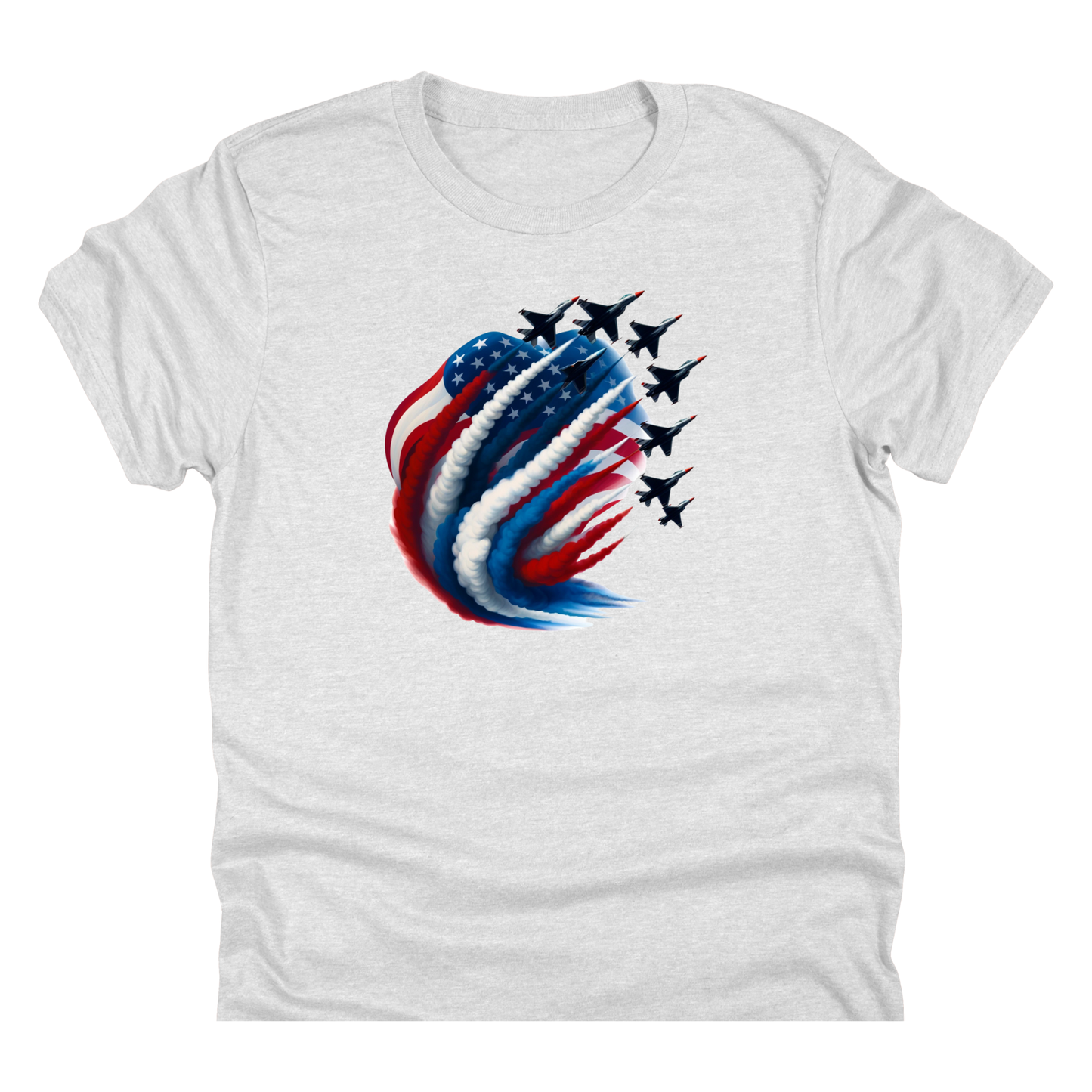 Patriotic Jet Airshow | 11" Ready to Press DTF Transfer|170