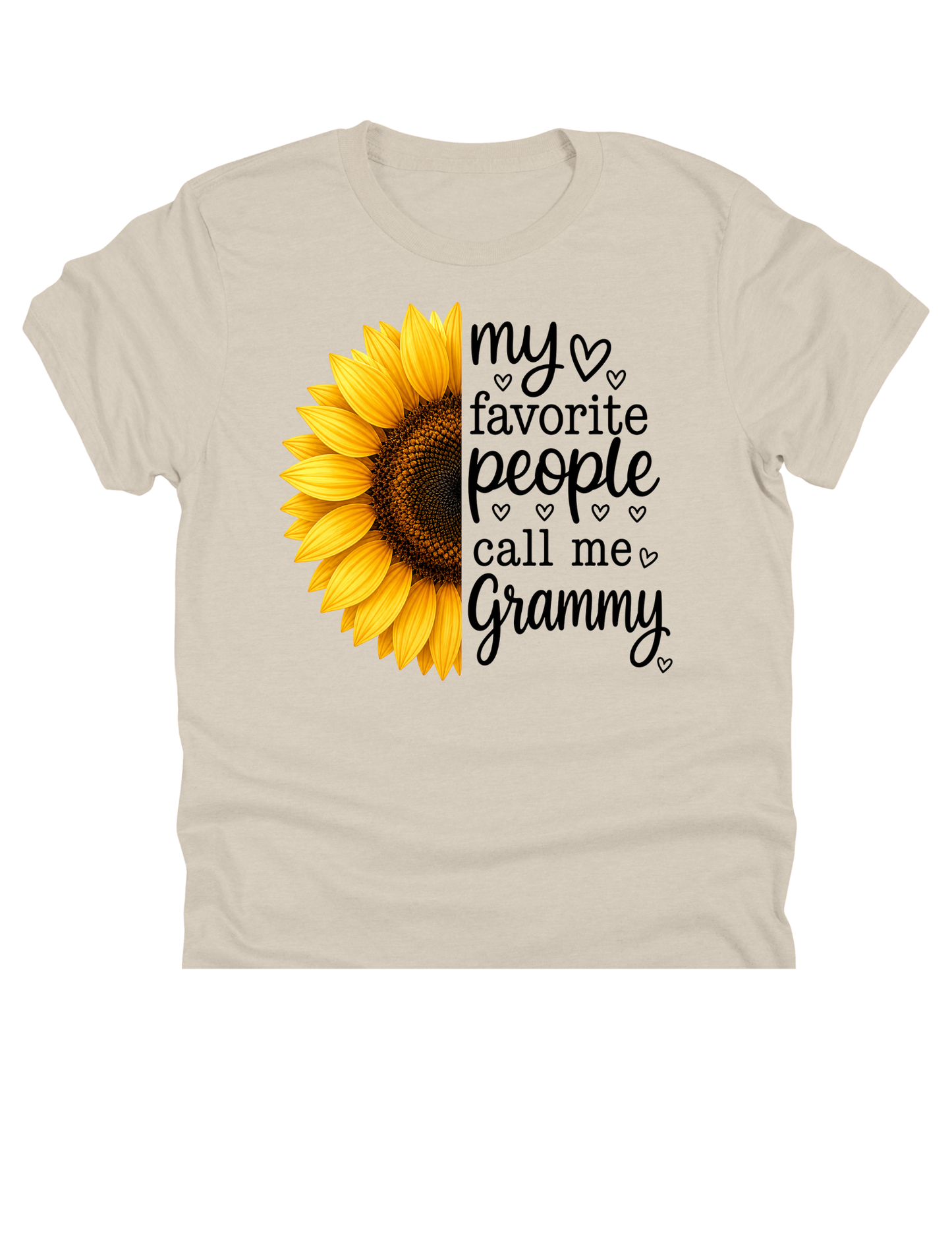 11" DTF Ready to Press - My Favorite People Call Me Grammy Sunflower | 0096