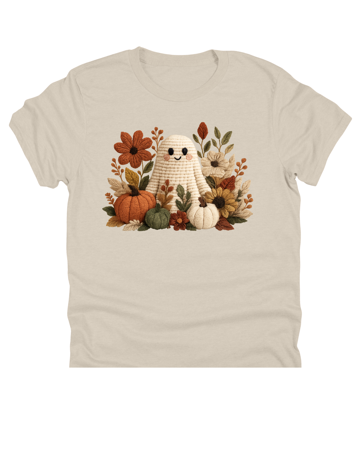 11" DTF Ready to Press - Cozy Fall Ghost & Pumpkins 347