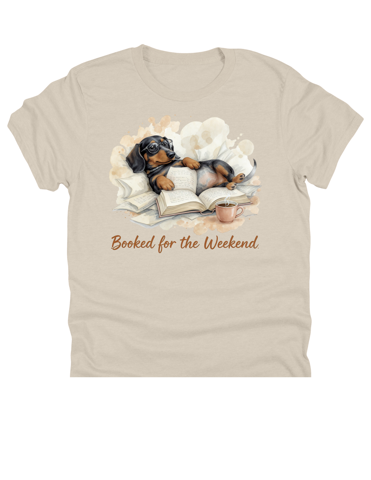 11" DTF Ready to Press - Booked for the Weekend Dachshund 364