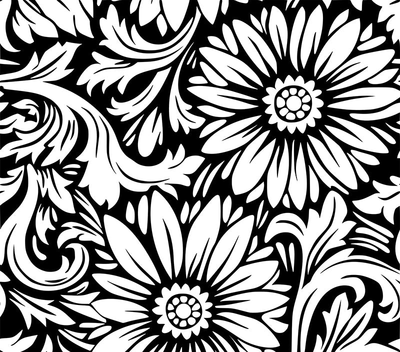 UVDTF 20 oz Tooled Leather 2287