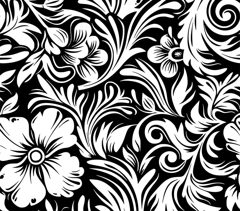 UVDTF 20 oz Tooled Leather 2241