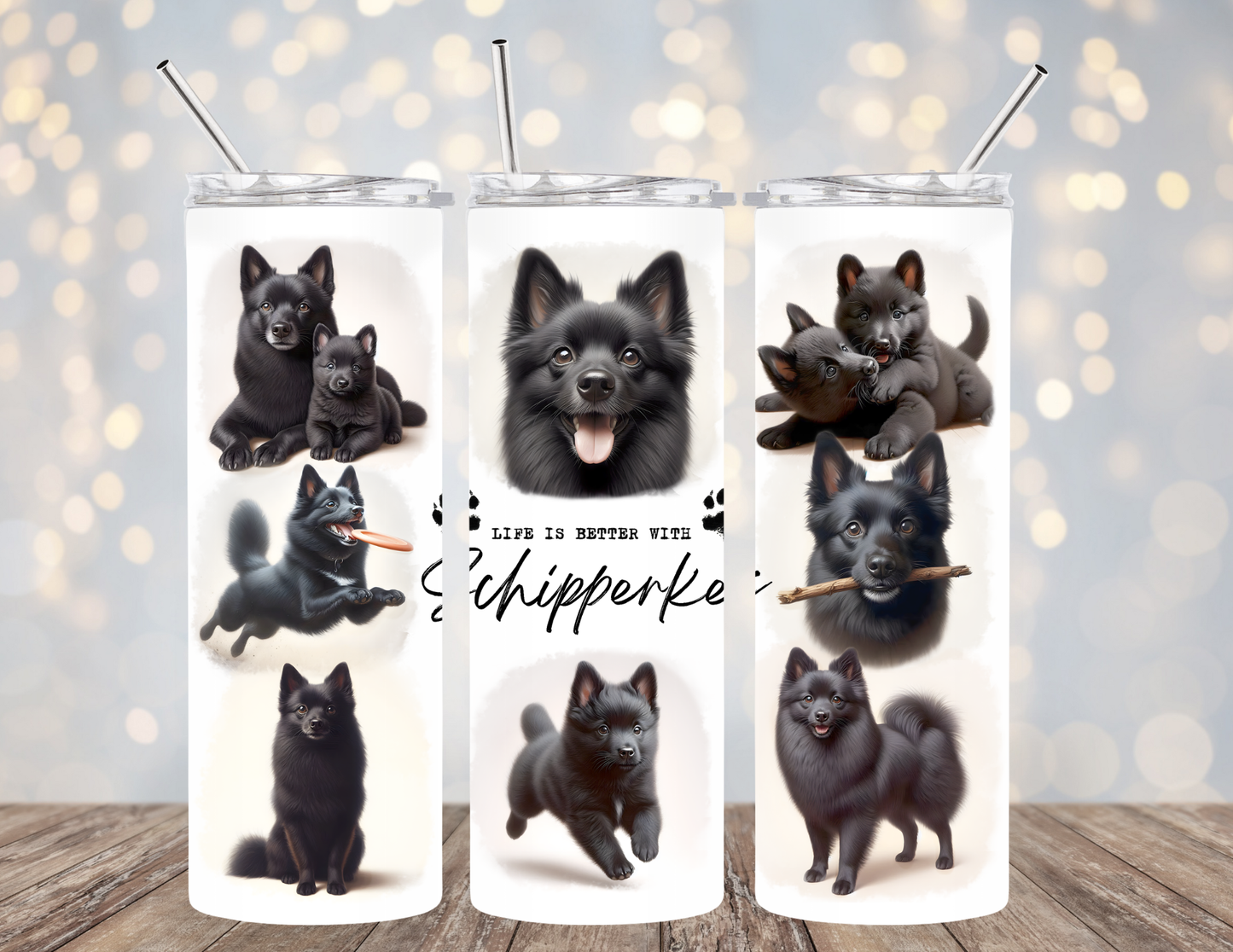 20 Oz Tumbler Schipperke