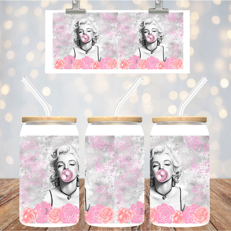 16 oz Uv Dtf Cup Wrap Marylin 1331