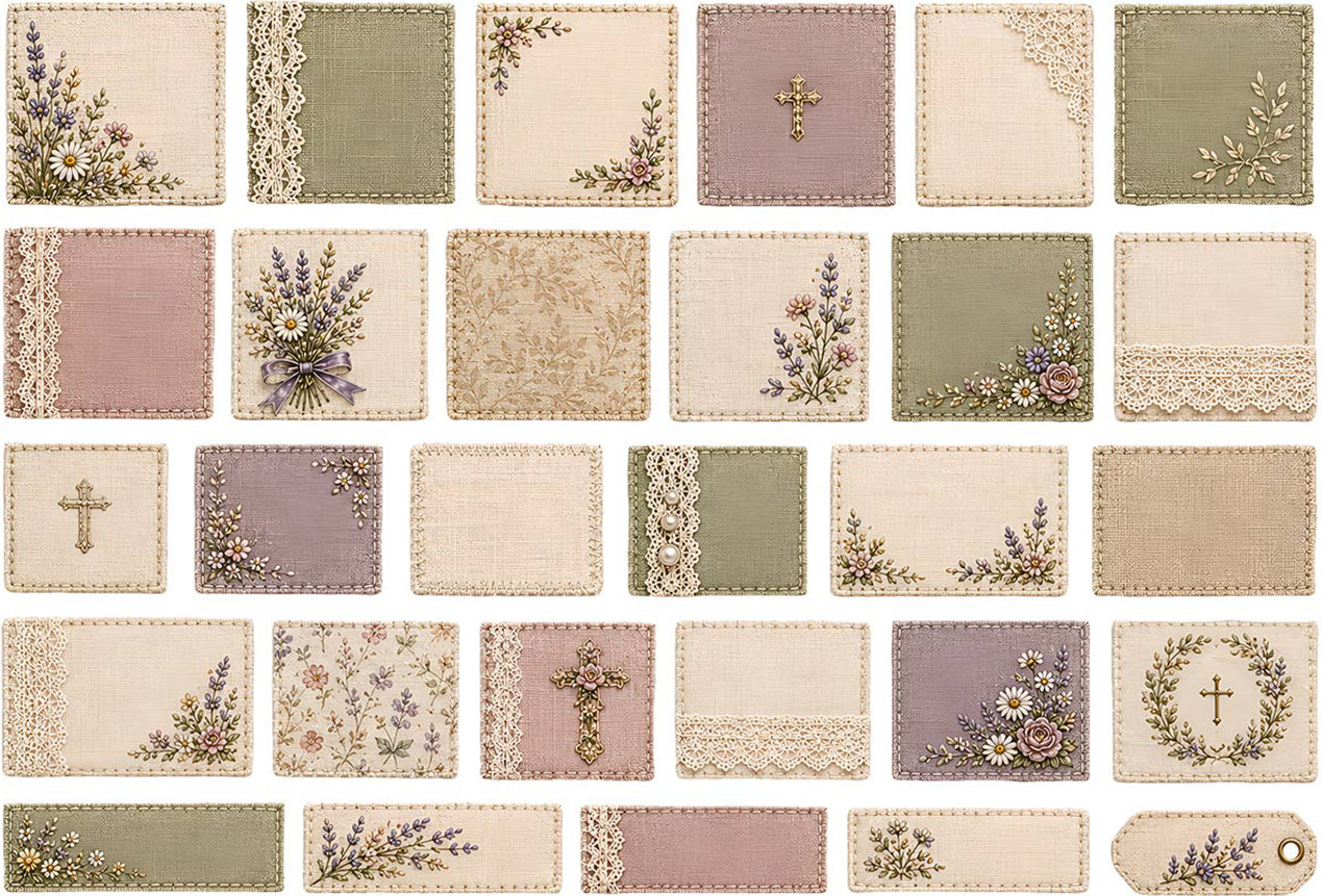 Grace & Glory Faith Collection | UVDTF 9.5 x14 Element Sheets