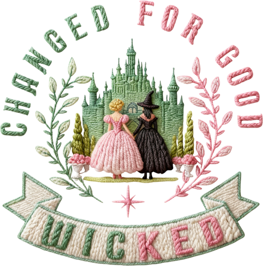 11" DTF Print Ready to Press Changed For Good Wicked 245