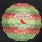 10" wind spinner Angels are near cardinal