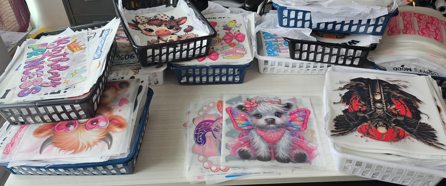 DESTASH BUNDLE DEALS!! 25 PACK DTF PRINTS