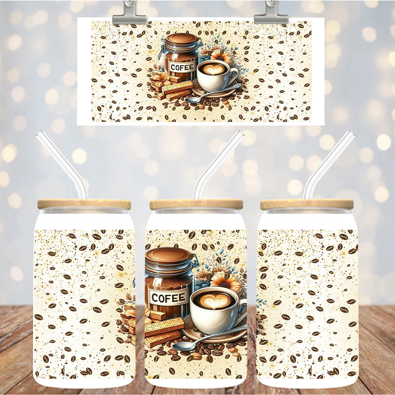 16 oz Uv Dtf Cup Wrap Coffee 1310