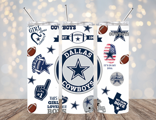 UVDTF 20 oz Cup Football 2165