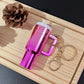 Mini Tumbler Metallic Keychains
