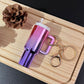 Mini Tumbler Metallic Keychains