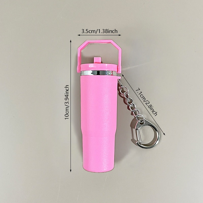 Mini Tumbler Keychains With Top Handle