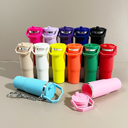 Mini Tumbler Keychains With Top Handle