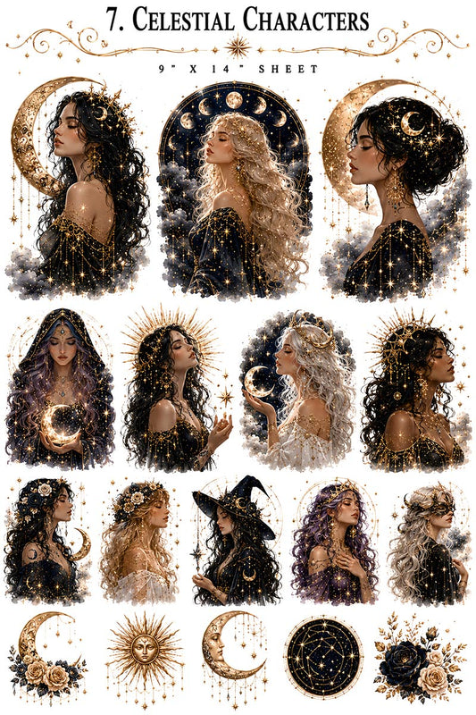 Celestial Collection | UVDTF 9.5 x14 Element Sheets 825