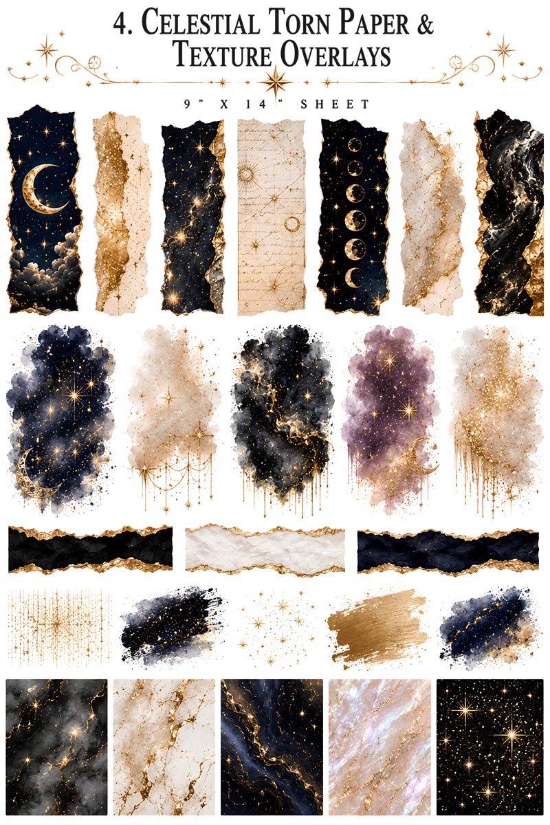 Celestial Collection | UVDTF 9.5 x14 Element Sheets 825