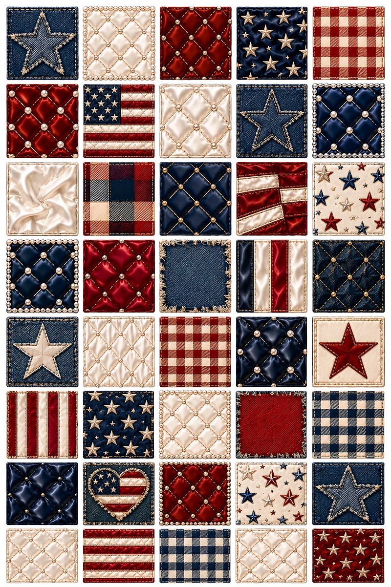 Americana Collection | UVDTF 9.5 x14 Element Sheets