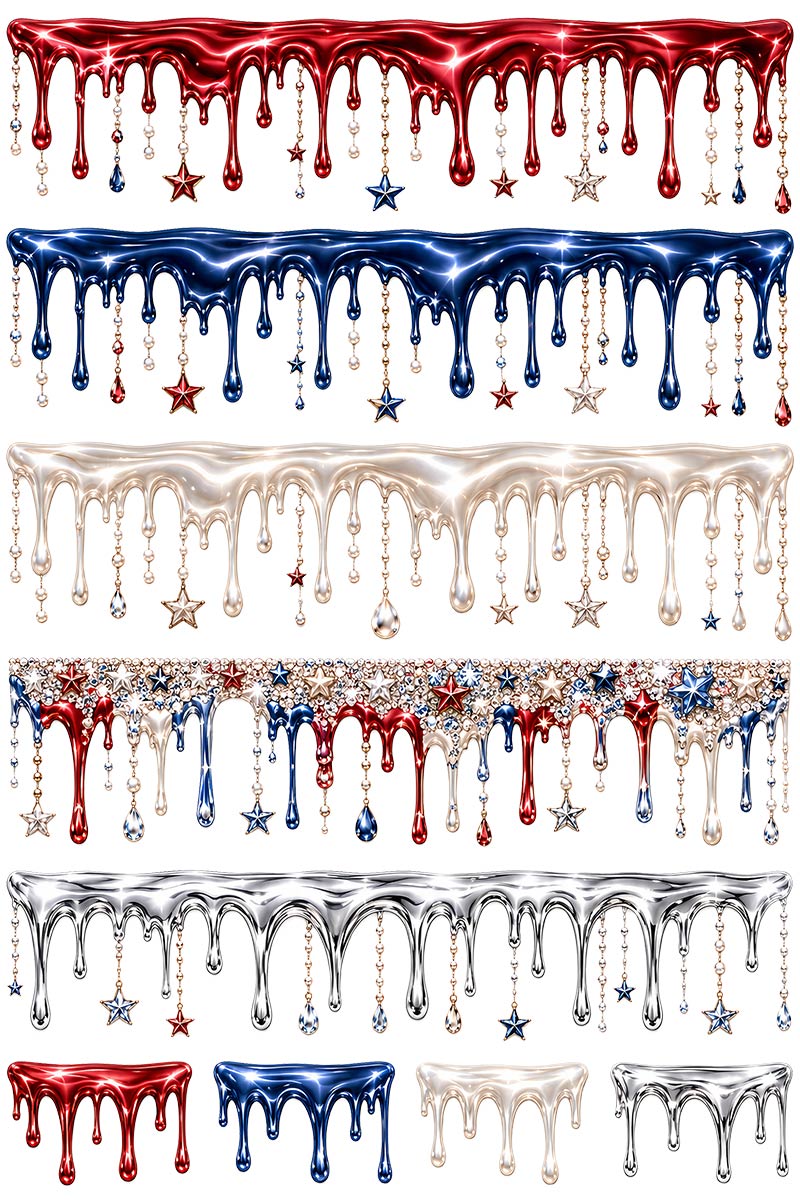 Americana Collection | UVDTF 9.5 x14 Element Sheets
