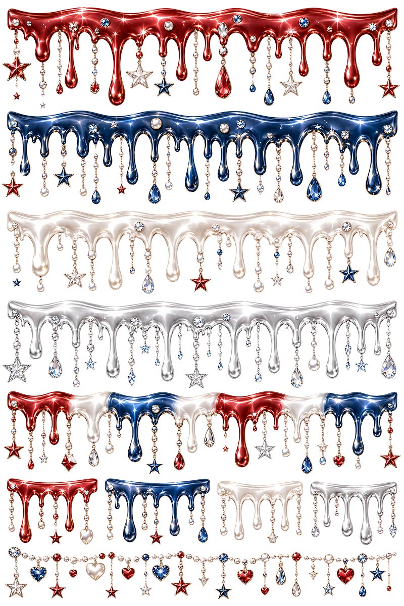 Americana Collection | UVDTF 9.5 x14 Element Sheets