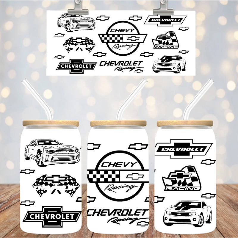 16 oz Uv Dtf Cup Wrap Chevy 1233