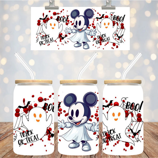 16 oz Uv Dtf Cup Wrap I love Halloween 1164