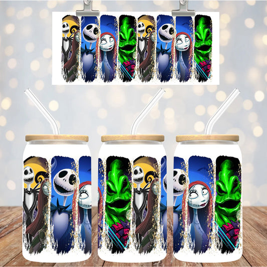 16 oz Uv Dtf Cup Wrap Nightmare 1187