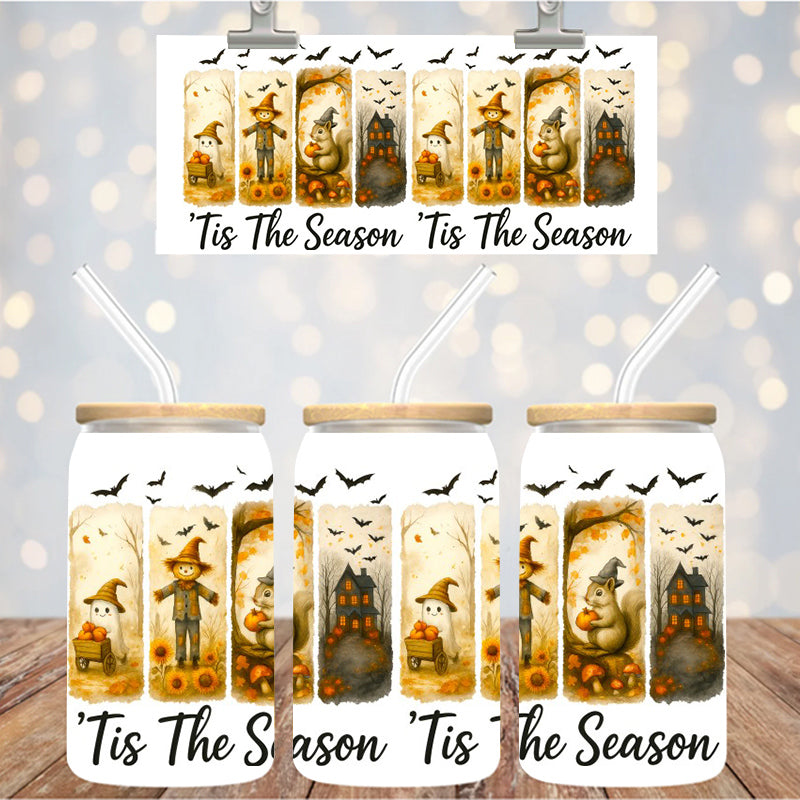 16 oz Uv Dtf Cup Wrap Tis the Season 1185