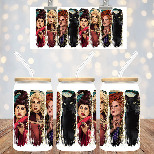 16 oz Uv Dtf Cup Wrap Hocus Pocus 1183