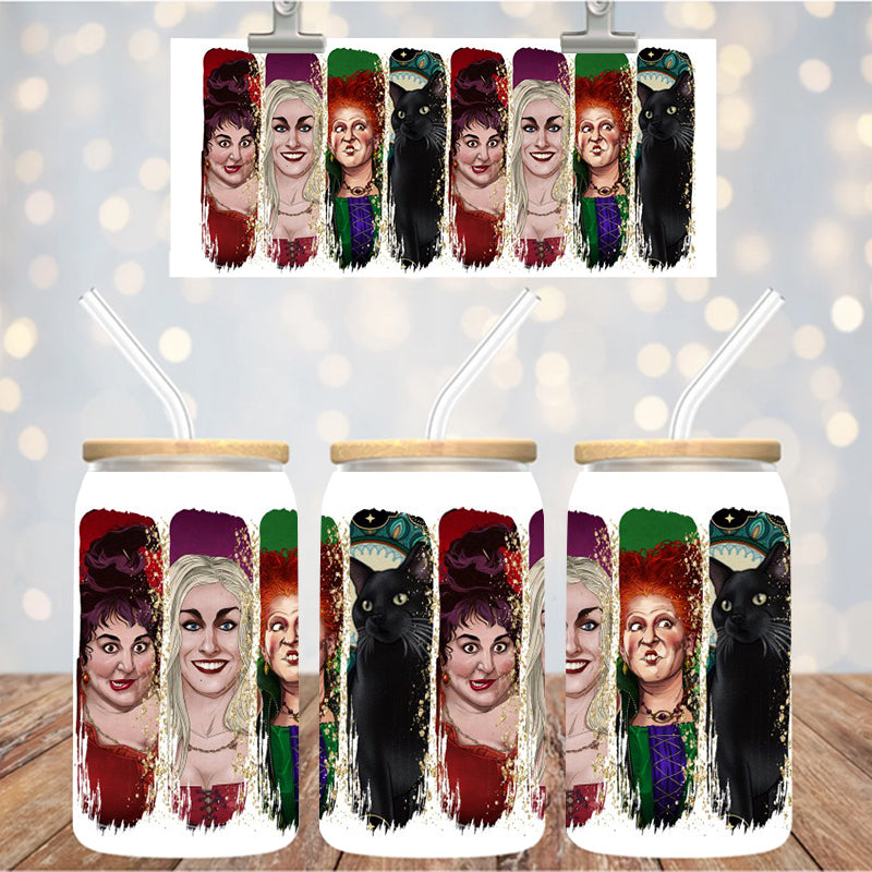 16 oz Uv Dtf Cup Wrap Hocus Pocus 1182