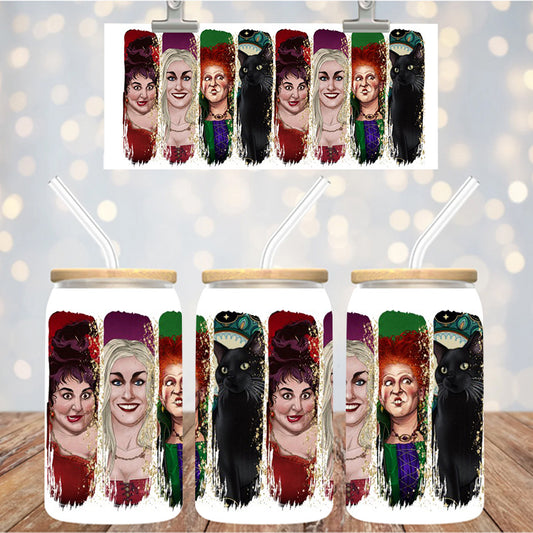 16 oz Uv Dtf Cup Wrap Hocus Pocus 1182