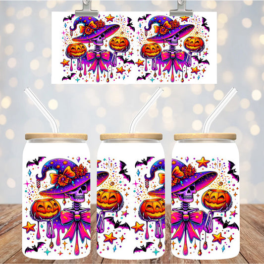 16 oz Uv Dtf Cup Wrap Halloween 1157