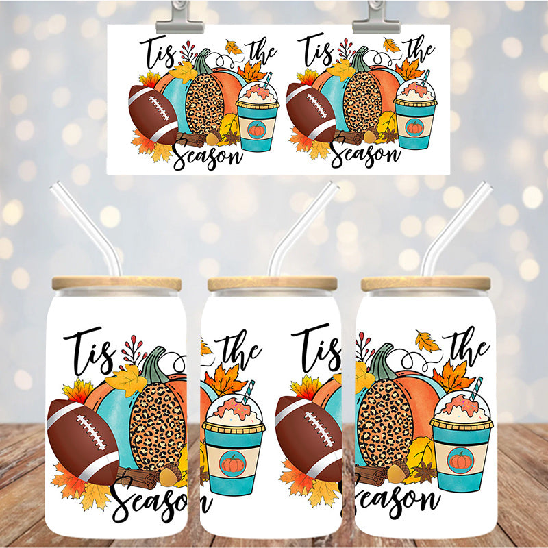 16 oz Uv Dtf Cup Wrap Tis the Season 1075