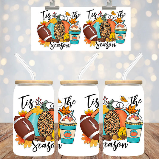 16 oz Uv Dtf Cup Wrap Tis the Season 1075