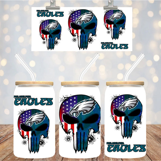 16 oz Uv Dtf Cup Wrap Football 1283