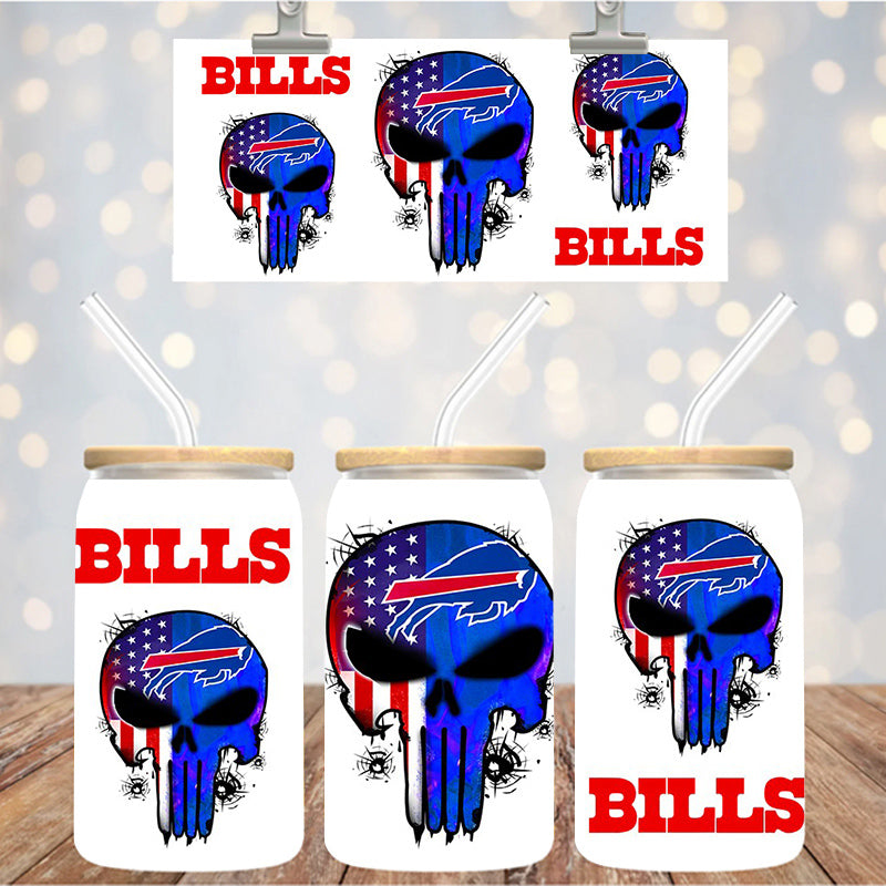 16 oz Uv Dtf Cup Wrap Football 1277