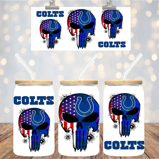 16 oz Uv Dtf Cup Wrap Football 1291