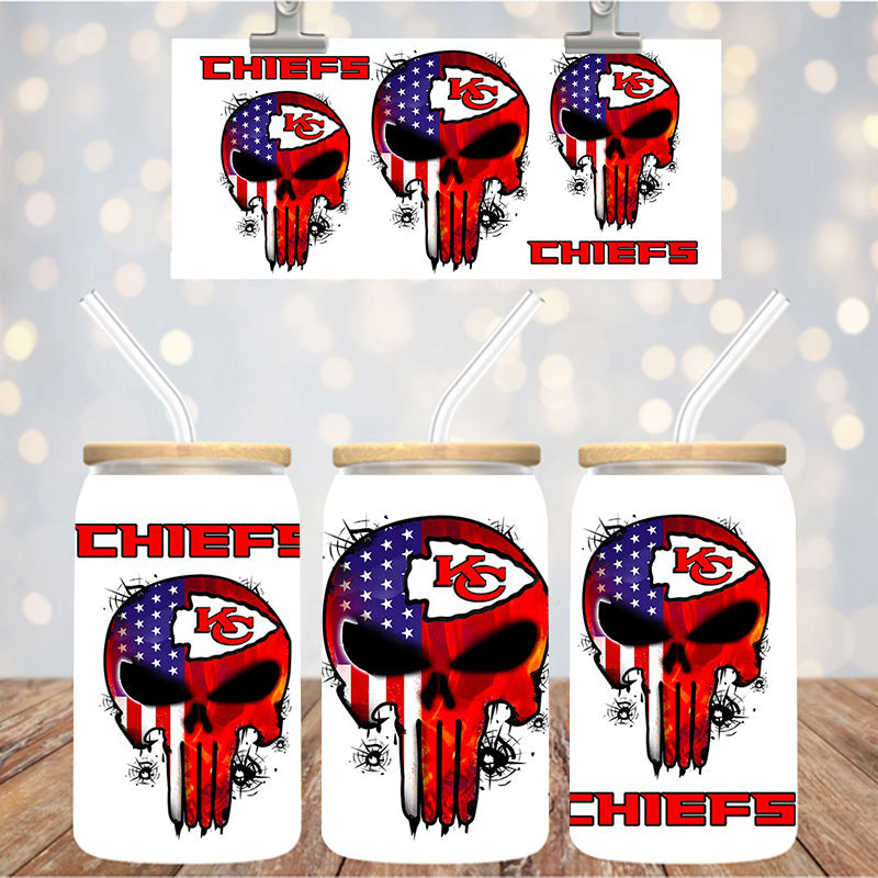 16 oz Uv Dtf Cup Wrap Football 1278