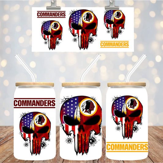 16 oz Uv Dtf Cup Wrap Football 1270
