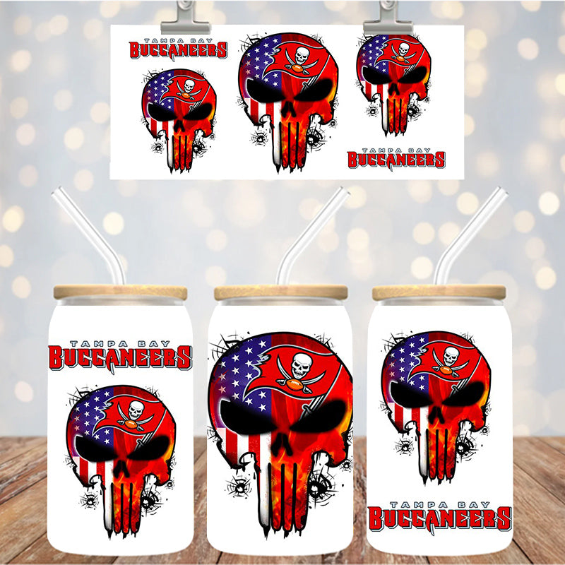 16 oz Uv Dtf Cup Wrap Football 1290