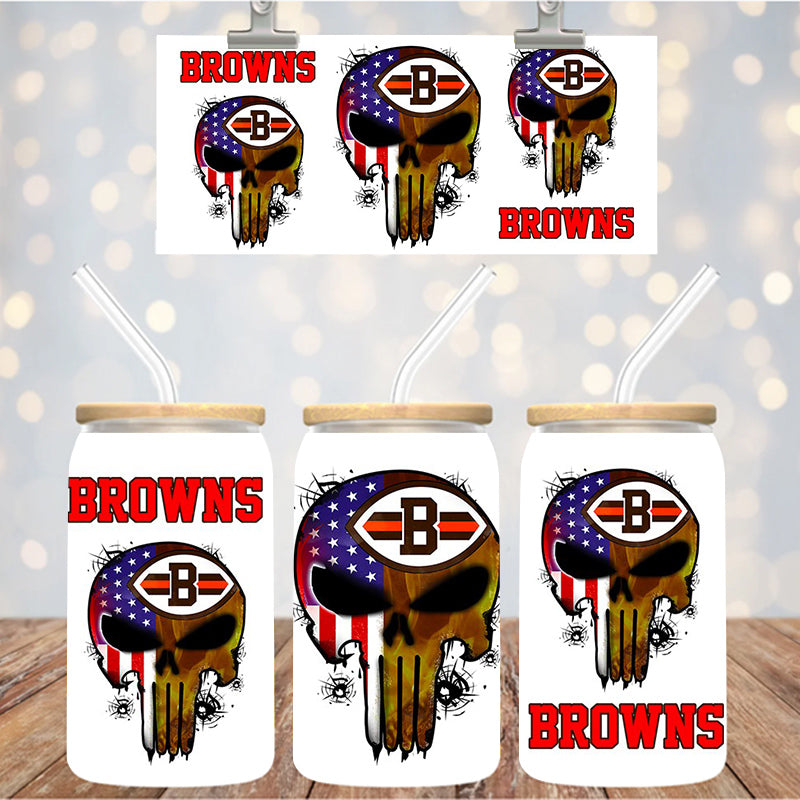 16 oz Uv Dtf Cup Wrap Football 1288