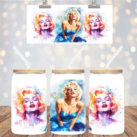 16 oz Uv Dtf Cup Wrap Marylin 1133