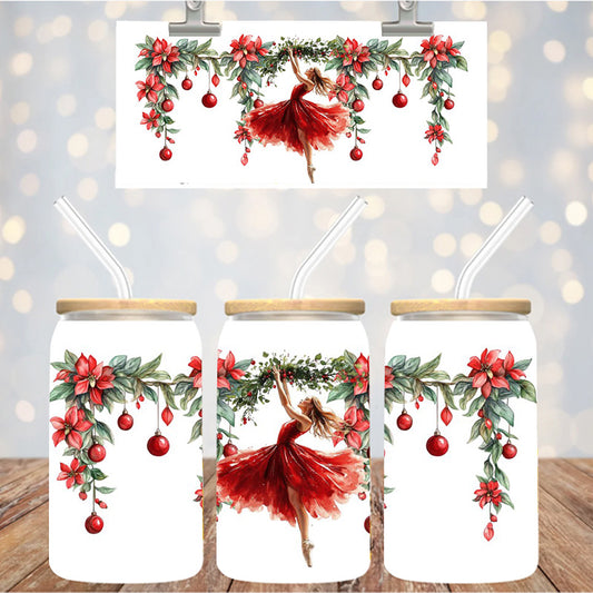 16 oz Uv Dtf Cup Wrap Ballerina 103