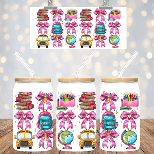 16 oz Uv Dtf Cup Wrap School 1061
