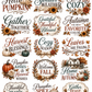 Autumn Heirloom Society | UVDTF 9.5 x14 Element Sheet