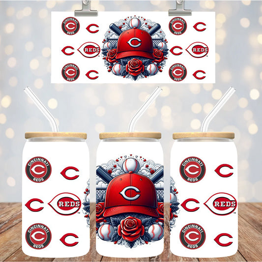 16 oz Uv Dtf Cup Wrap Baseball 957