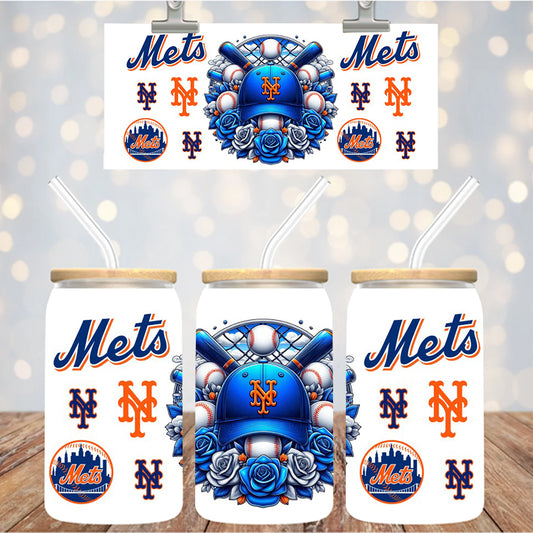 16 oz Uv Dtf Cup Wrap Baseball 966