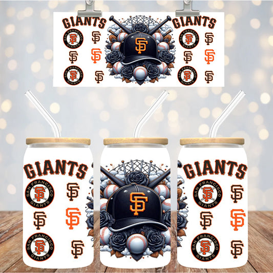 16 oz Uv Dtf Cup Wrap Baseball 973