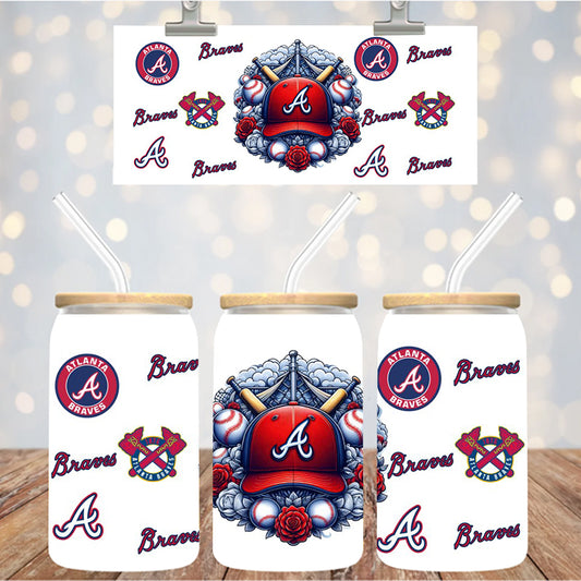 16 oz Uv Dtf Cup Wrap Baseball 976
