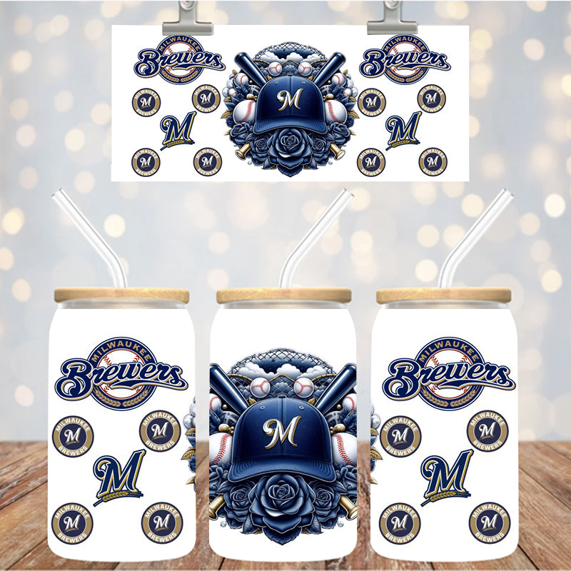 16 oz Uv Dtf Cup Wrap Baseball 955